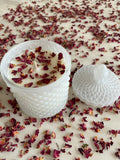 The Topaz With Botanical Rose Petals