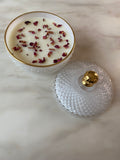 The Diamond with Botanical Rose Petals (4 Wicks)