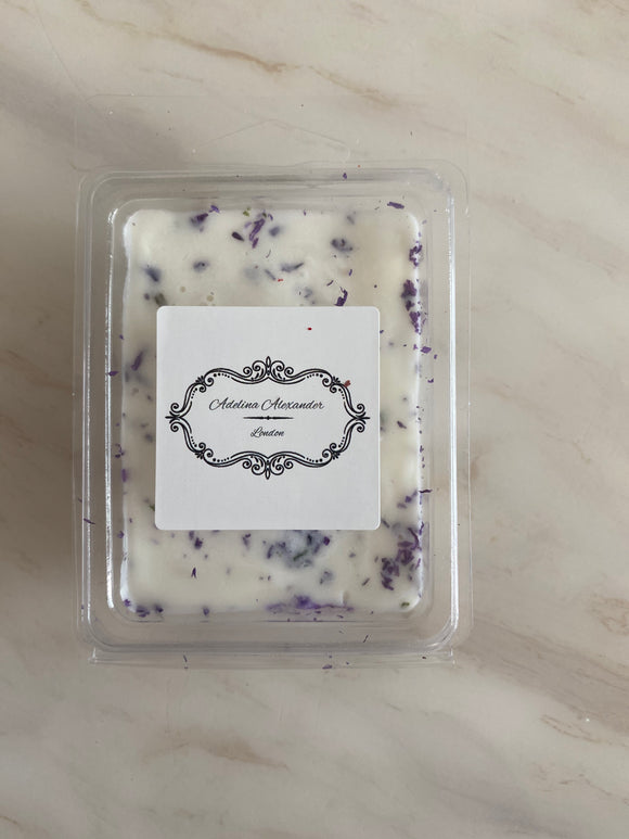 Wax Melt With Botanical Blue Mallow Petals