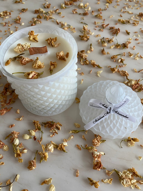 The Topaz With Botanical Jasmine Petals